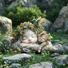 Artificial Fairy Garden Art Sculpture Cute Garden Floor Plugs Crafts Garden Stake Statue  Courtyard