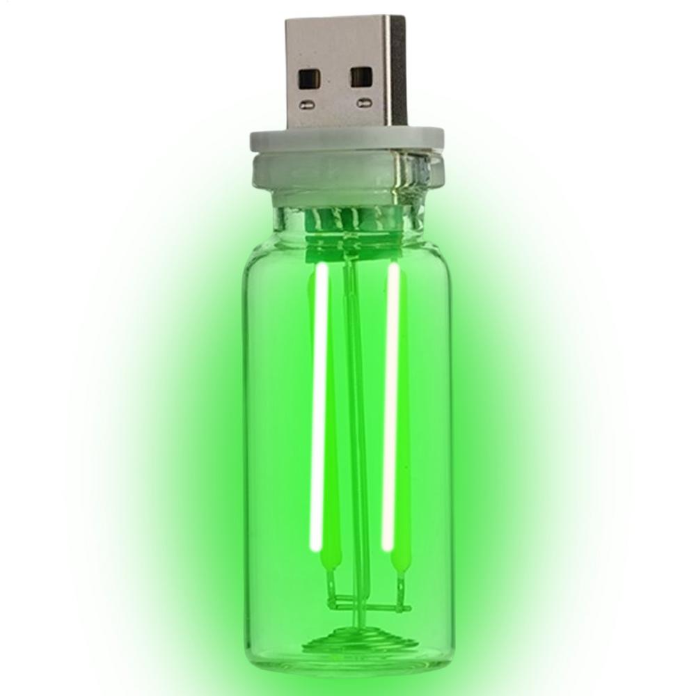 

5V 1A/2A USB Car Atmosphere Light Glass Bottle Night Light USB Retro LED Filament Touch Dimming Bulb Touch Control Bedside Lamp