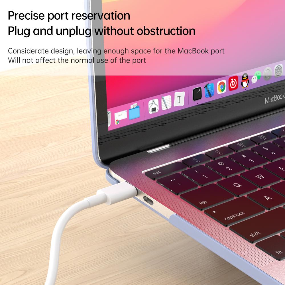For MacBook Air 13 inch (2013-2017) A1466/(2010-2012) A1369 Laptop Case Heat Dissipation Kickstand PC Cover
