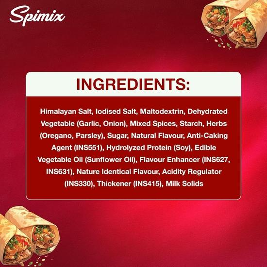 SPIMIX Chicken Shawarma Seasoning | 100g | Made Healthier with Vitamin B12  | Authentic Middle Eastern Spice Mix for Grilled Chicken