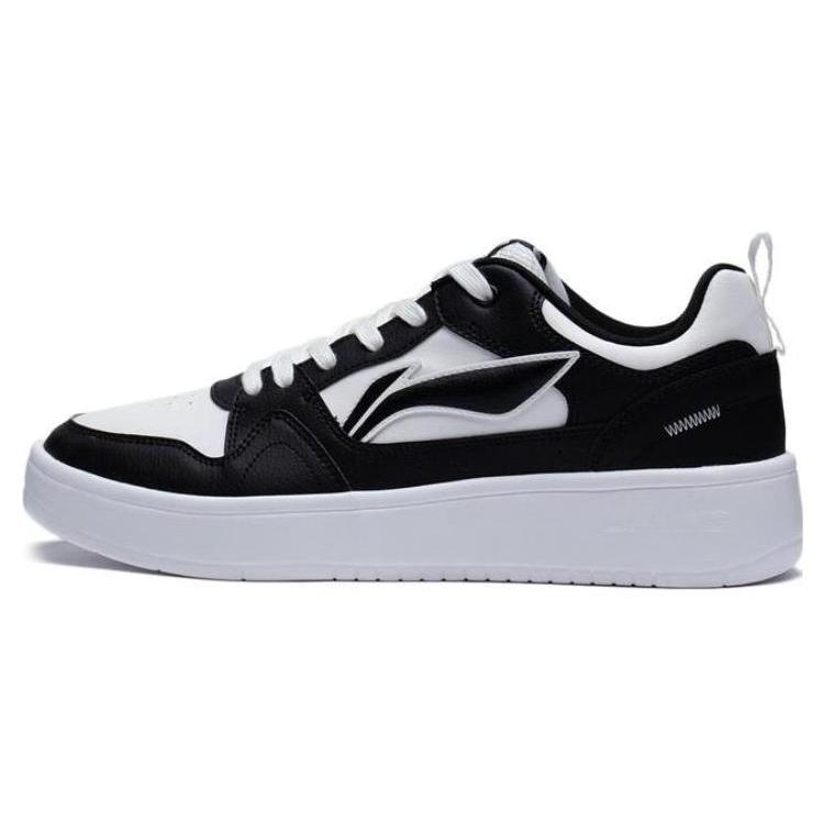 

Li Ning Xingchu 2.0 Slip Resistant Abrasion Resistant Low top Skateboard Shoes Men s Black White AGCT337-3 39
