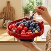 360° drehbare Obst-Wasserfilterschale Hohe Obstschale für den Hausgebrauch