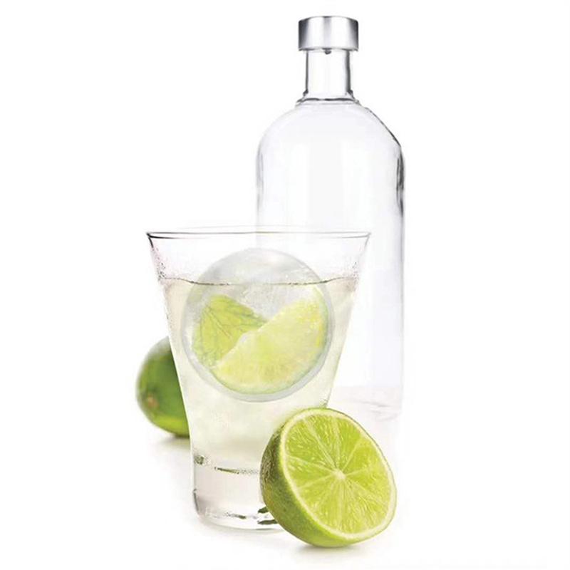 4 Mulden Whisky-Eiswürfelform, Kugelform, Küchenwerkzeug, Silikon-Eiskugelform, Eiskugel-Eisgitter, rundes Eisgitter