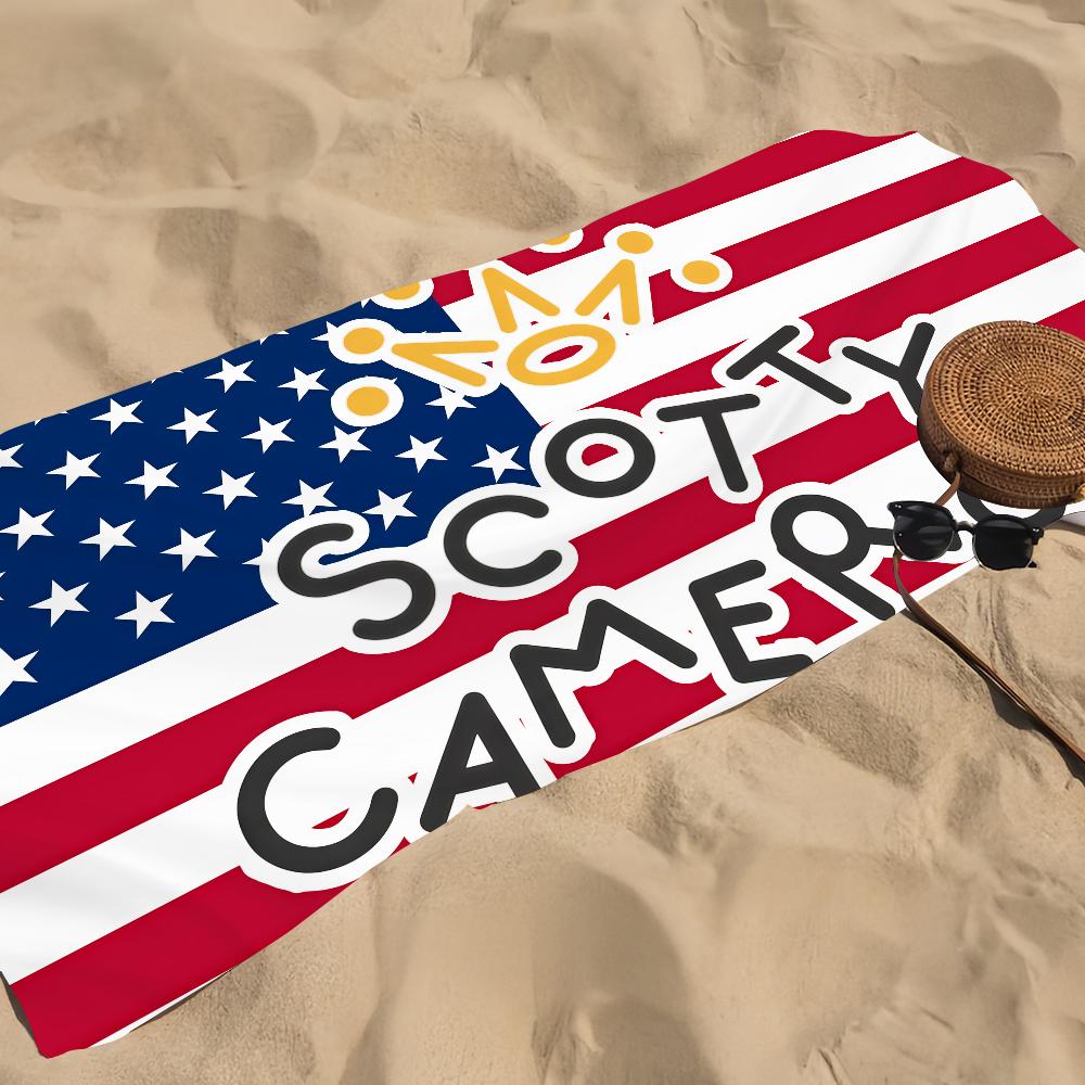 Fashion Print S-Scotty C-Cameron Towel Beach Towel Oversized Quick Dry Towel Absorbent Soft Swim Beachtowels For Men Women