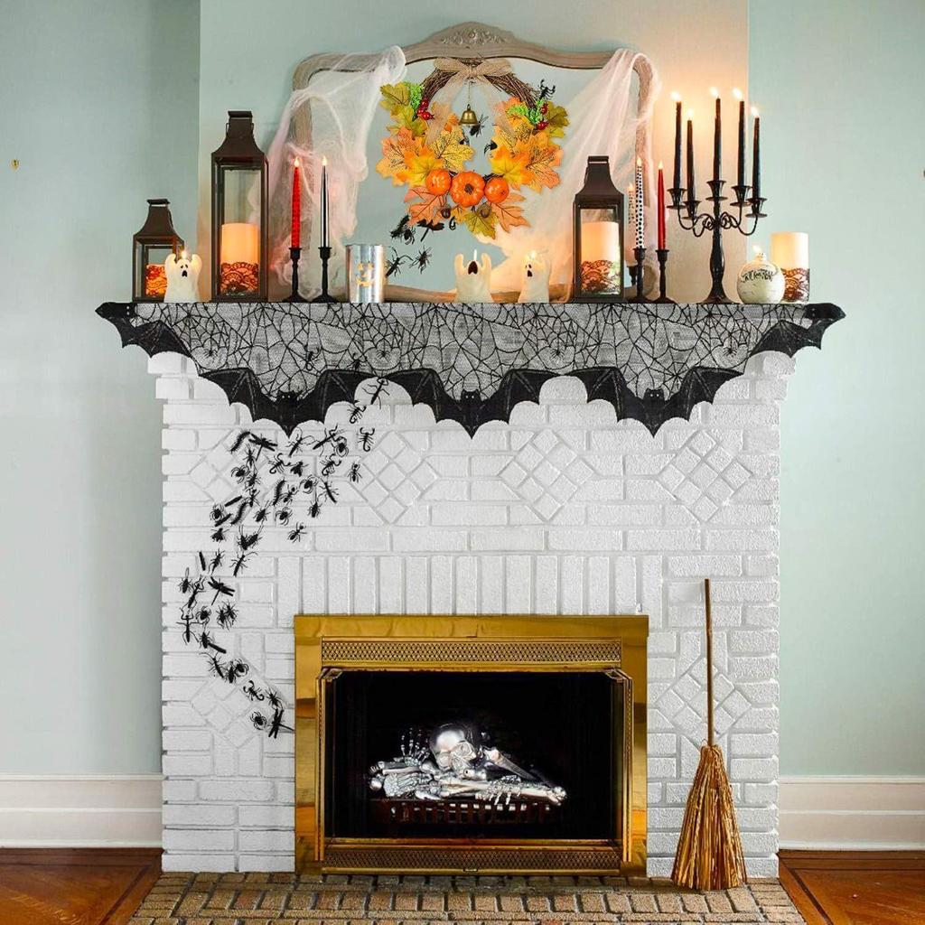 Door Wreath Thanksgiving Halloween Maple Leaf Pumpkin Bell Door Hanging Festival Decoration Warm Wind Ringtone Home Craft