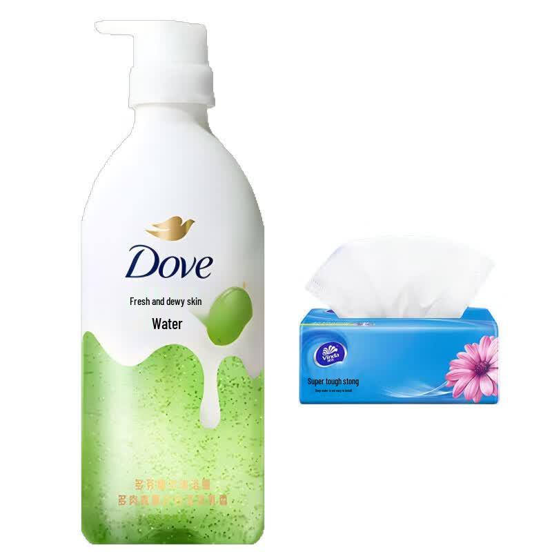 

Dove Essence Shower Gel with Tissues