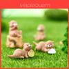 Uroczy Brelok z Żywicy DIY Wydra Urocza Kreskówkowa Miniatura Prezent Dekoracja