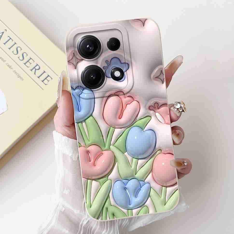Simple Silicone Case For Redmi Note14S 4G Cute Panda Rabbit Shockproof Back Cover Note14 For Xiaomi Redmi Note 14 14S Cases
