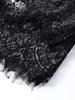 Damen V-Ausschnitt Formelles Kleid Damen Spitze Langkleid Damen Rückenfreies Sexy Kleid Damen Schwarzes Kleid 2026