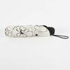 Lightweight Hibiscus Printed Umbrella High-end anti-UV Protection Brolly  Daily Use