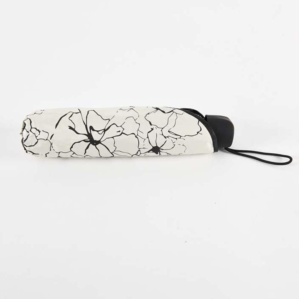 Lightweight Hibiscus Printed Umbrella High-end anti-UV Protection Brolly  Daily Use
