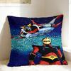 Pillow Case cartoon Rocket Punch Mazinger Z Comfy  Pillow Cover For Living Room Sofa Cute Funny Pillowcases
