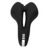 Bike Saddle Black Hollow Breathable Ergonomic Design Shock Absorption Sponge Padding Cycling Bike Saddle