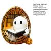 Enchanting Ghost Night Light Ghost Lamp Halloween Decoration Spooky Ghost Night Light for Halloween Party Decor for Bedroom