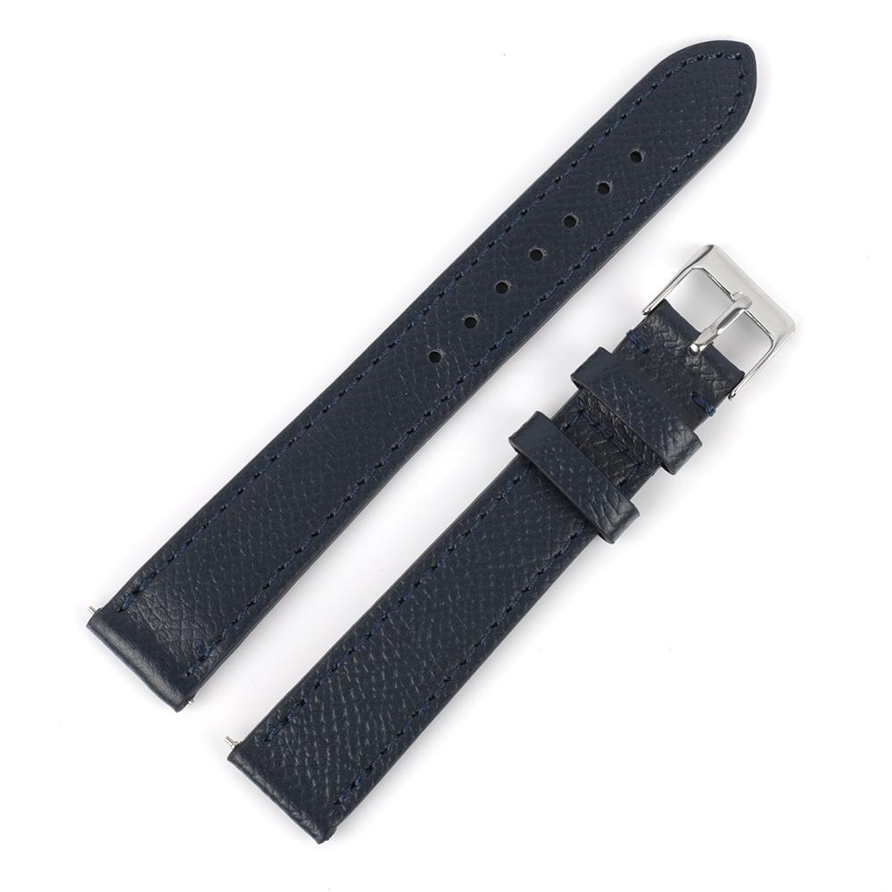 First Layer Calfskin Leather Watchband 18mm 19mm 20mm 22mm Quick Release Watch Band Hand-Made Palm Pattern Wristband Belt