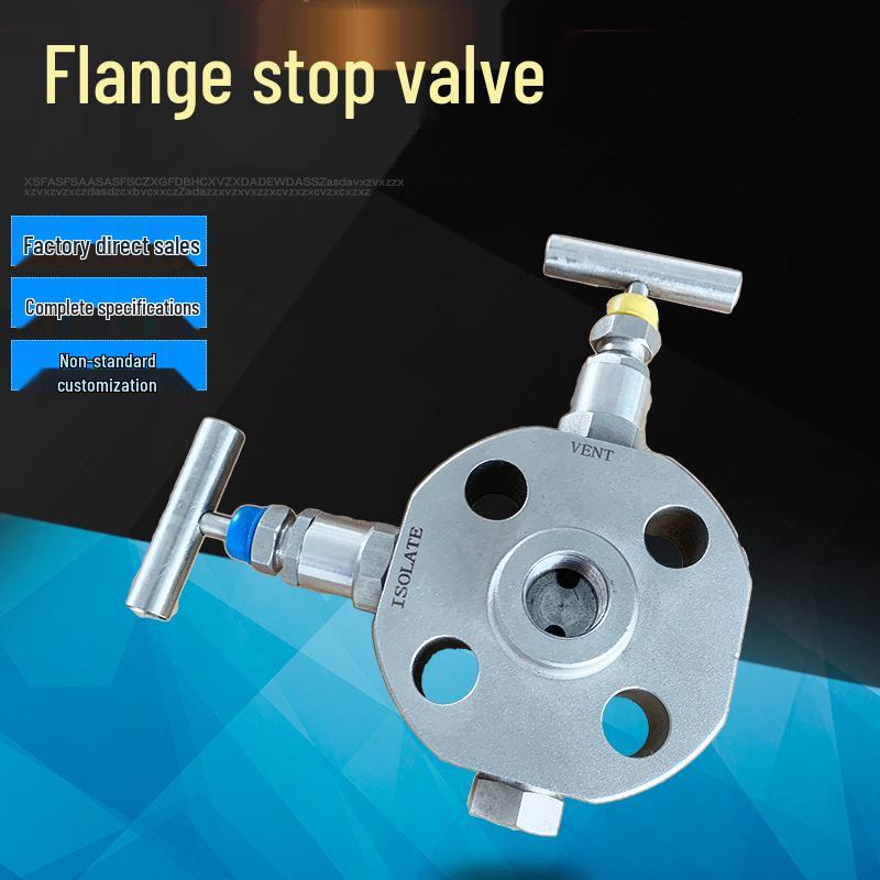 Flanged Globe Two-Valve Manifold for Natural Gas Pipeline Isolation and Venting