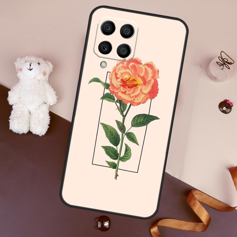 Aesthetics Flower Case For Samsung Galaxy M32 M52 M14 M54 M13 M33 M53 M56 M36 M16 M31 M11 M12 M35 M55 M15 M06