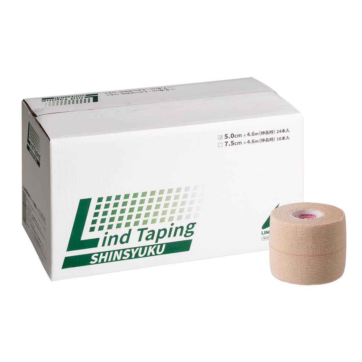 

LINDSPORTS Линд Тейпинг ШИНСЮКУ (ширина 50мм/24 шт.)