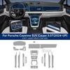 Car Interior Center Console Transparent TPU Protective Film Anti-scratch Film For Porsche Cayenne 2024 SUV Coupe 3.0T 4.0T