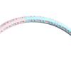 Weighted Fitness Hoop 6 Section Detachable Dual Color Abdomen Waist Slimming Exercise Hoop