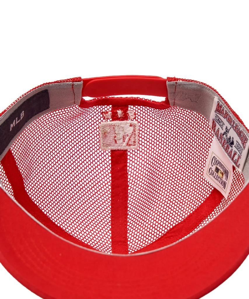 Emelbi Signature Patch Mesh Cap Bos (L.Red)