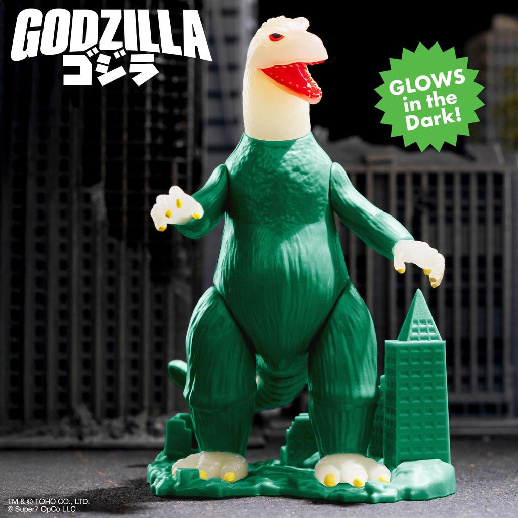 Super7 Toho Reaction Figure Godzilla Model Kit Action Figure (Glow)