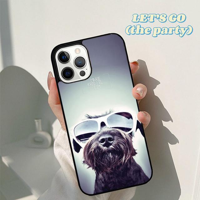 Autumu Miniature schnauzer puppy dog Phone Case Cover for iPhone 17 Air 16 16e 15 12 11 13 14 Pro Max Plus Coque