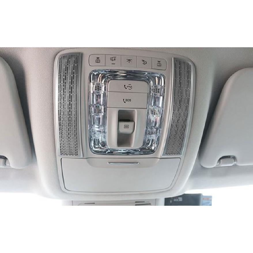 For Benz GLE GLS 2020-2024 Silver Titanium Roof Front Reading Light Cover 2pcs