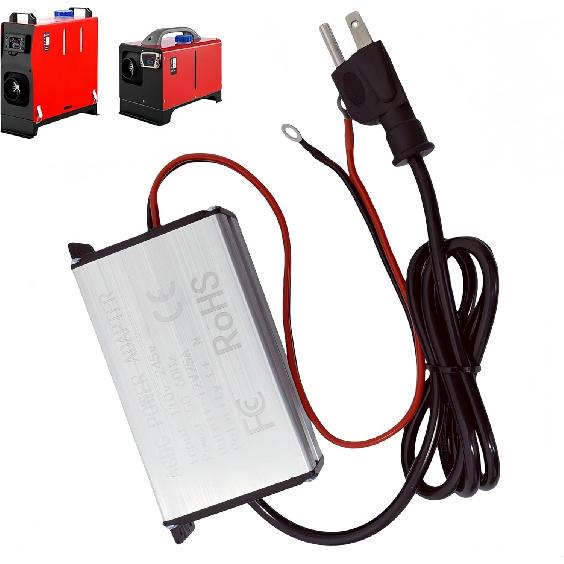 

110V to 12V Converter for Diesel Heater, RV Power Converter Adapter - 300W 25A Stable Output, Easy Installation & Wide Compatibility for 5kW/8kW