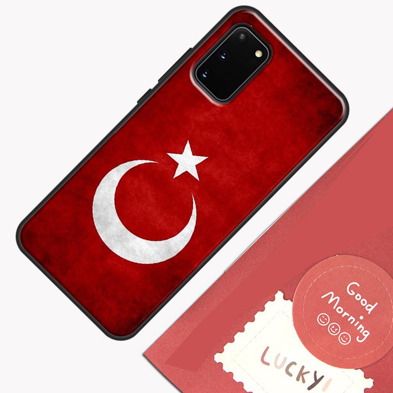 Republic of Turkey Realistic Flag Phone Case For Samsung Galaxy S25 S26 Ultra S20 S21 S22 S23 S24 Plus S9 S10 S25 FE Cover Shell