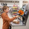 Lightweight Card Holder Halloween Tap to Pay Wand, Cute Pumpkin Cat Bat Payment Wand Shaped Credit Holder, Novelty Contactless Stick Festive