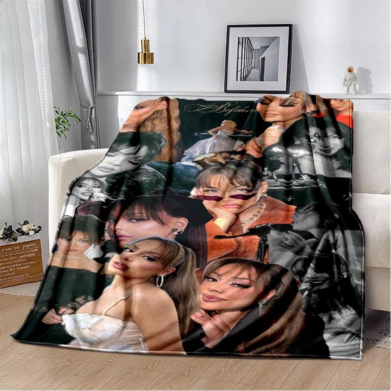Couverture Douce en Flanelle 3D Ayliva Lieb Pop Singer pour Lit Chambre Canapé Pique-nique, Couverture Jetée pour Couvrir Extérieur Loisirs Cadeau Enfants
