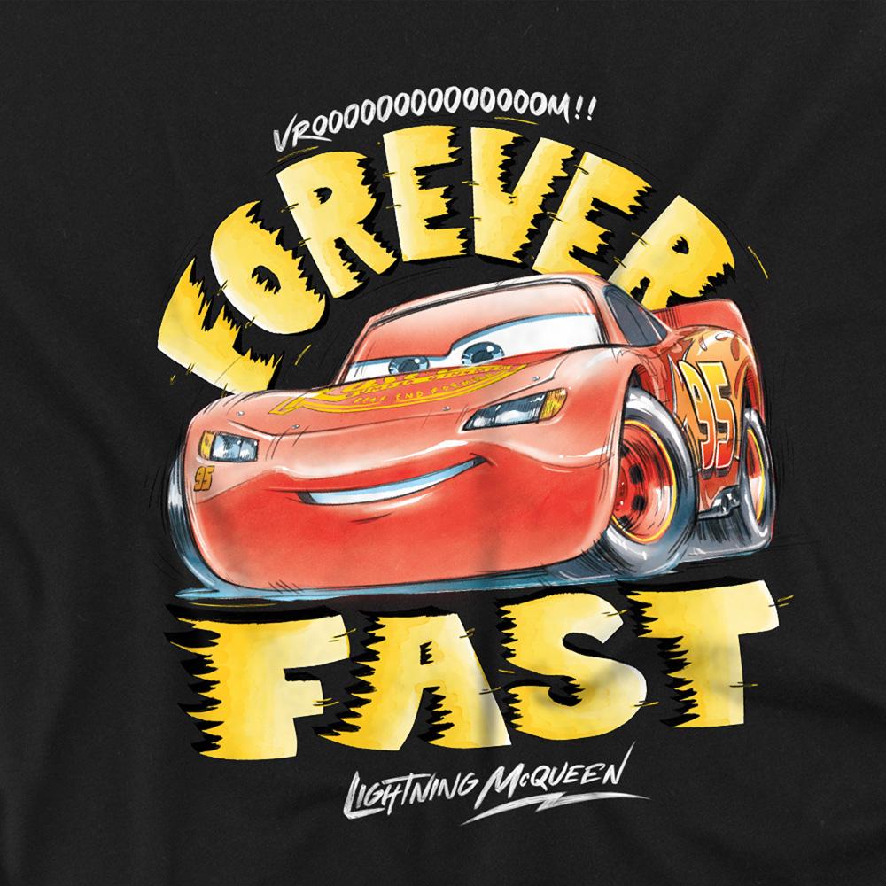 Cars Boys Forever Fast Lightning McQueen T-Shirt