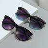 New Large Frame Minimalist Sunglasses UV Resistant Outdoor Driving Korean Style Butterfly Frame Trendy Glasses