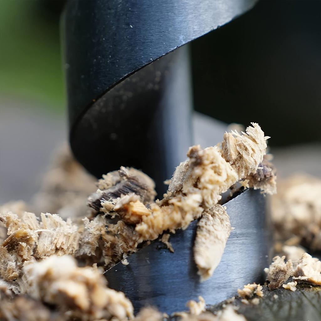 Hand Drill - Carbon Steel Manual Auger Drill - Portable Manual Survival Drill Bit Self-Tapping Survival Wood Punch Tool - For Outdoor Camping Hiking