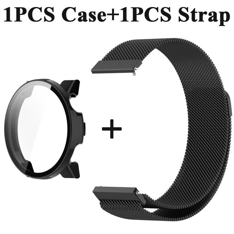 Milanese Loop Strap PC Case Cover for COROS PACE PRO Magnetic Wristband for COROS Pace 2 Pro Bracelet Strap Protection Shell