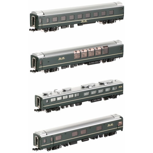 TOMIX N Gauge 24 Series 25-Type Twilight Express Add-On Set A (4 Cars) 98360 Model Train Passenger Car