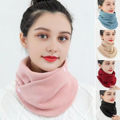 Zimowy ocieplacz na szyję Wiatroodporny polarowy komin na szyję dla mężczyzn i kobiet Miękka ciepła kominiarka Poduszka na twarz na zimną pogodę