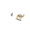 Sailing Boat Camel Decor Sailboat Statue Resin Animal Ornament Decorative Art Figurine Sculpture