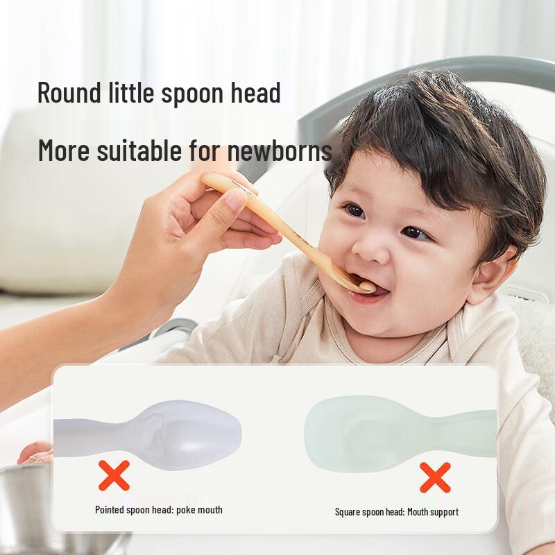 ShiXi Silicone Baby Feeding Spoon