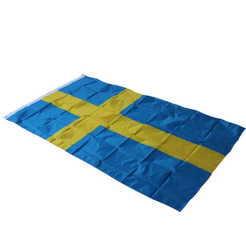 Flag 90*150cm 3*5ft Swede Swedish Flags And Banners National Flag Country Banner
