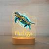 Personalized Animal Night Light - Custom Name Acrylic Lamp for Kids Bedroom Decor Baby Birthday Christmas Gift