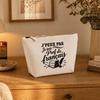 Trousse de toilette - PLANETEE - J’peux pas minimaliste - Beige - 100% coton - 3 L