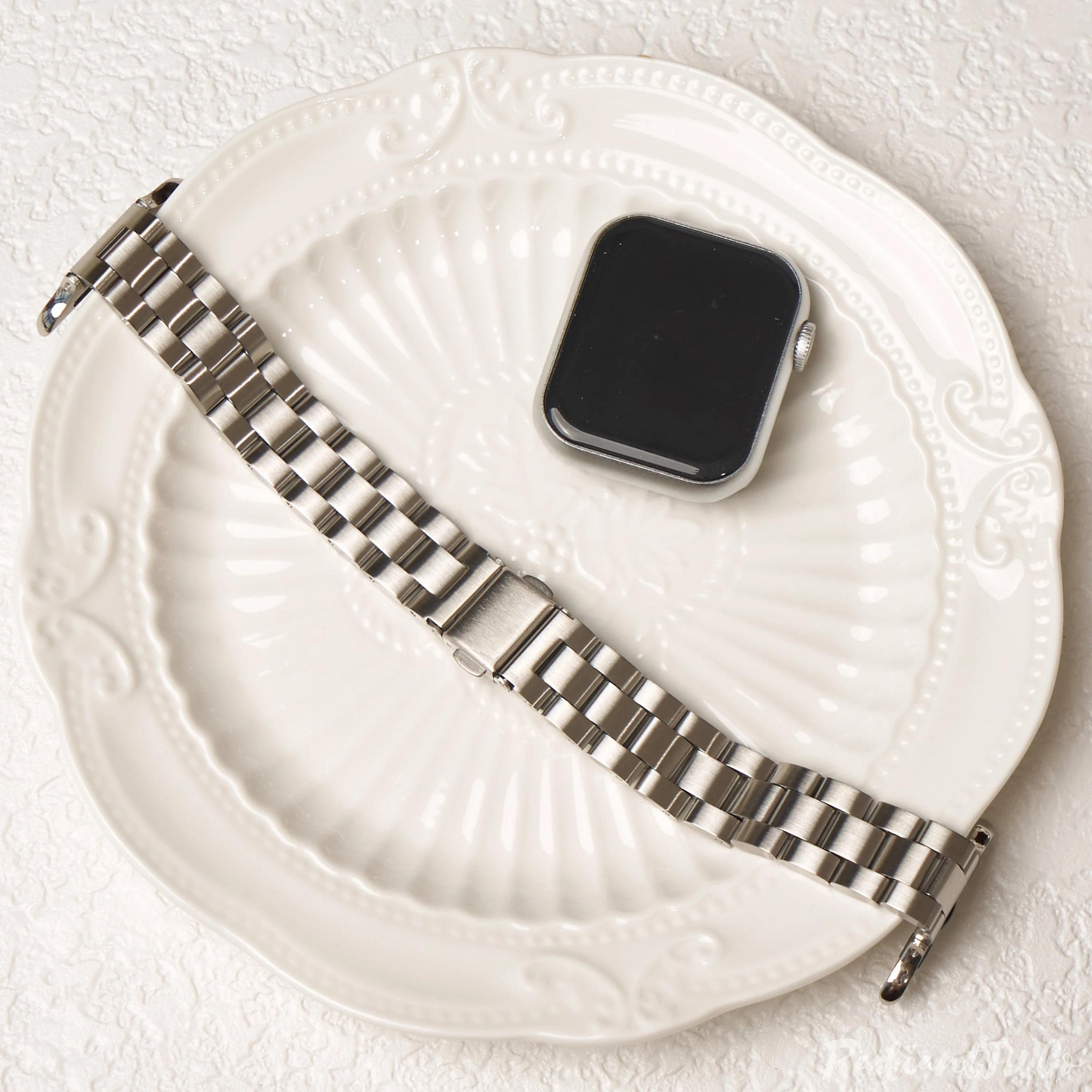 

Ремешок из нержавеющей стали для Apple Watch, совместимый с сериями 8, 7, 6, SE, 3, подходит для размеров 45/41 мм, 40/44 мм, 42 мм, 49 мм S10-42 41 40 38mm