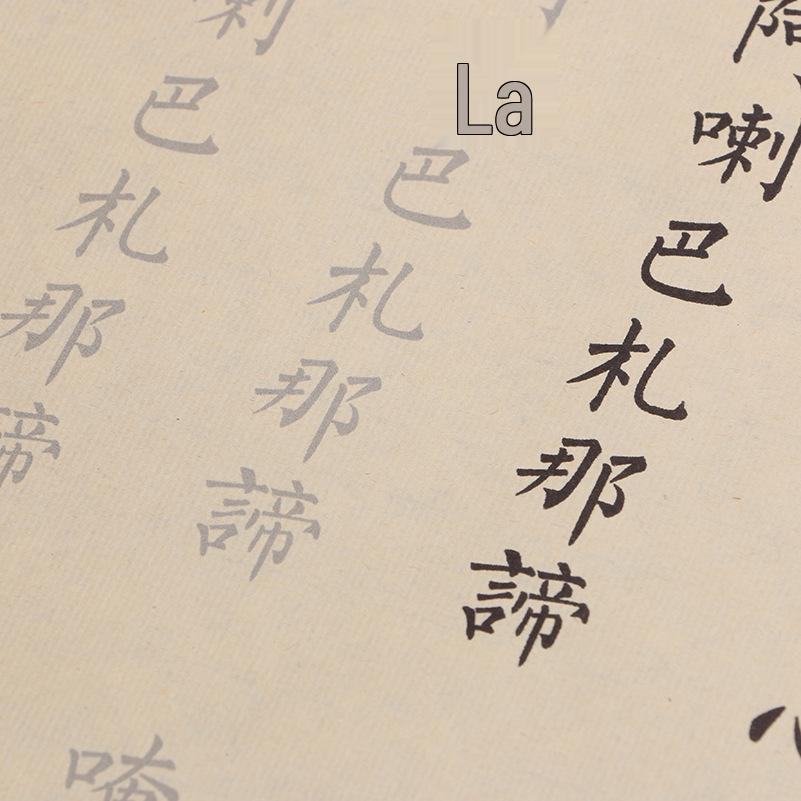 Ouyang Xun Regular Script Calligraphy Sheets: Manjushri Bodhisattva Heart Mantra for Beginners and Adults – Calming Hand-Copied Scroll