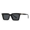  Ins Popular Fashion Cat Eye Sunglasses Men Gradient Shades UV400 Retro Rivets Decoration Women Sun Glasses