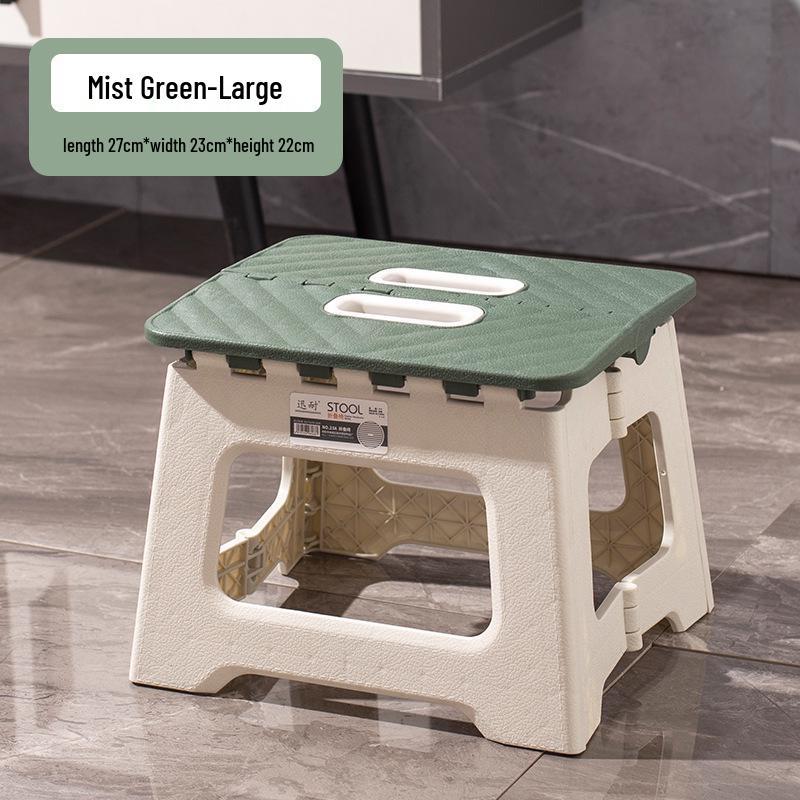 Thickened Plastic Folding Chair for Kids - Portable Indoor/Outdoor Stool