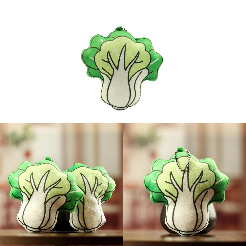 Cute Big Bok Choy Plush Toy Pendant With Pp Cotton Filling For Kids And Adults