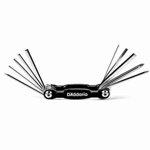 D'Addario 10-in-1 Guitar/Bass Multi-Tool (PW-GBMT-01)