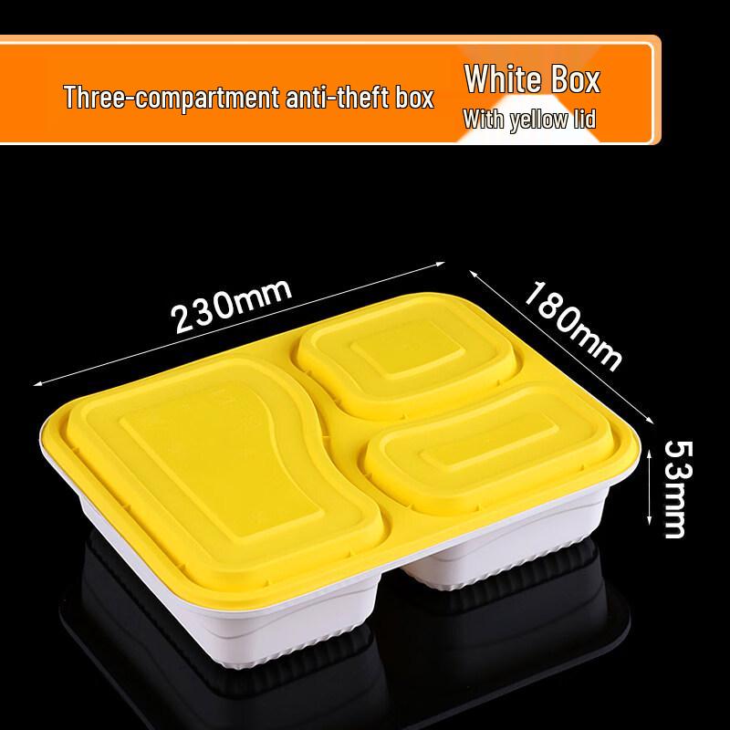 ZISIZ Disposable Multi-Compartment Food Containers